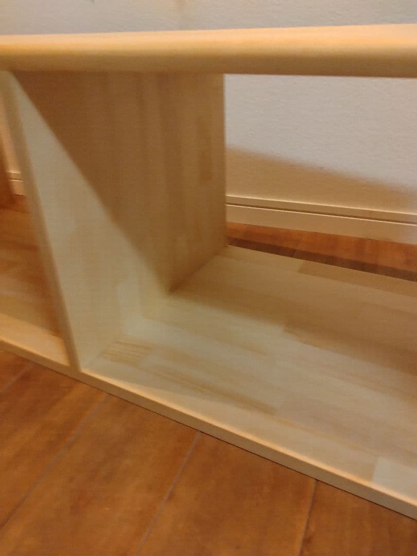 木製　ハンドメイド　オーダー　日の字型　ベンチ　棚　シェルフ　ラック　水槽台