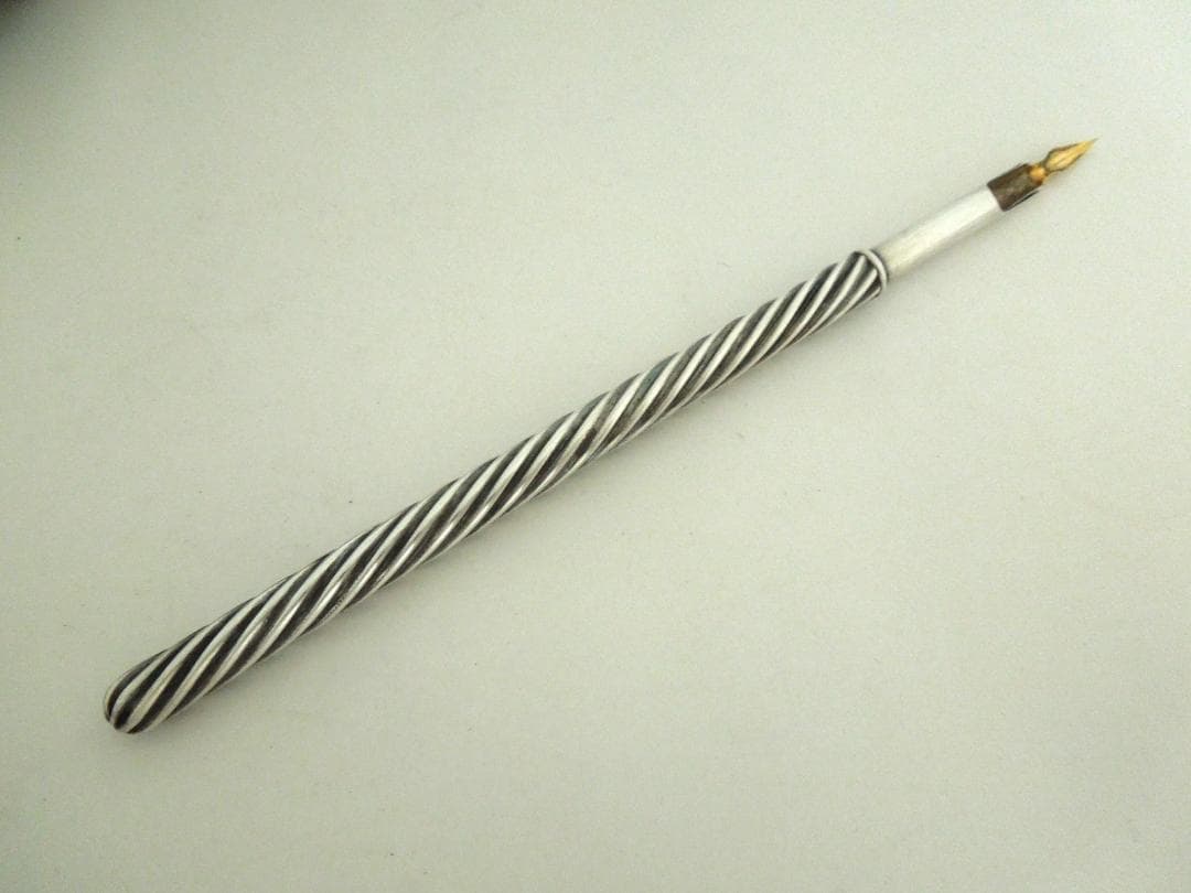 フランス　シルバーペン　純銀