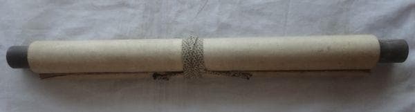 稀少 ヴィンテージ 伊勢両宮 伊勢神宮 三社託宣図 天壌無窮の神勅 紙本 掛軸