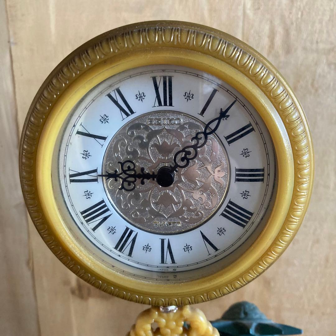 j*m様 CITIZEN シチズン 振り子時計 置き時計 ブロンズ？像 ヴィーナ