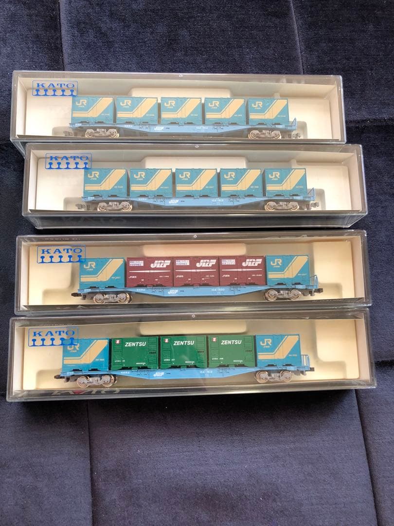 KATO コキ104 16両とコンテナ22個