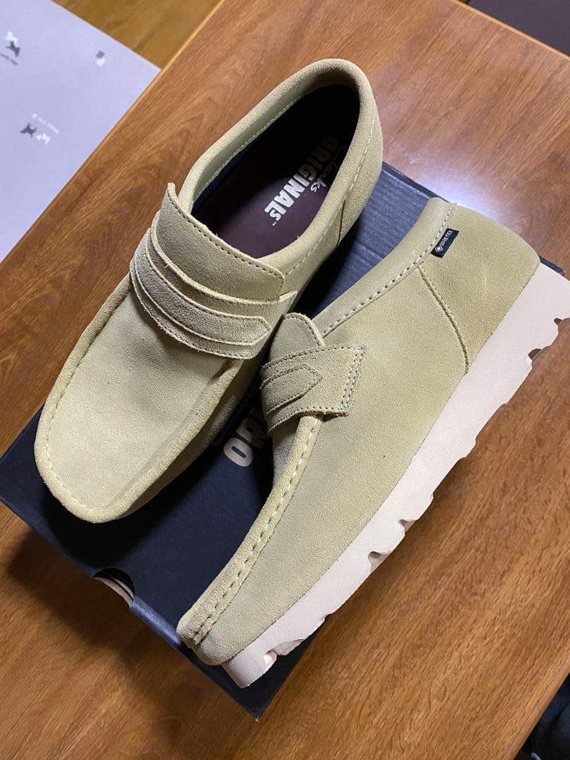 未使用Clarks WallaLoaferGTX ワラビー ローファー uk7