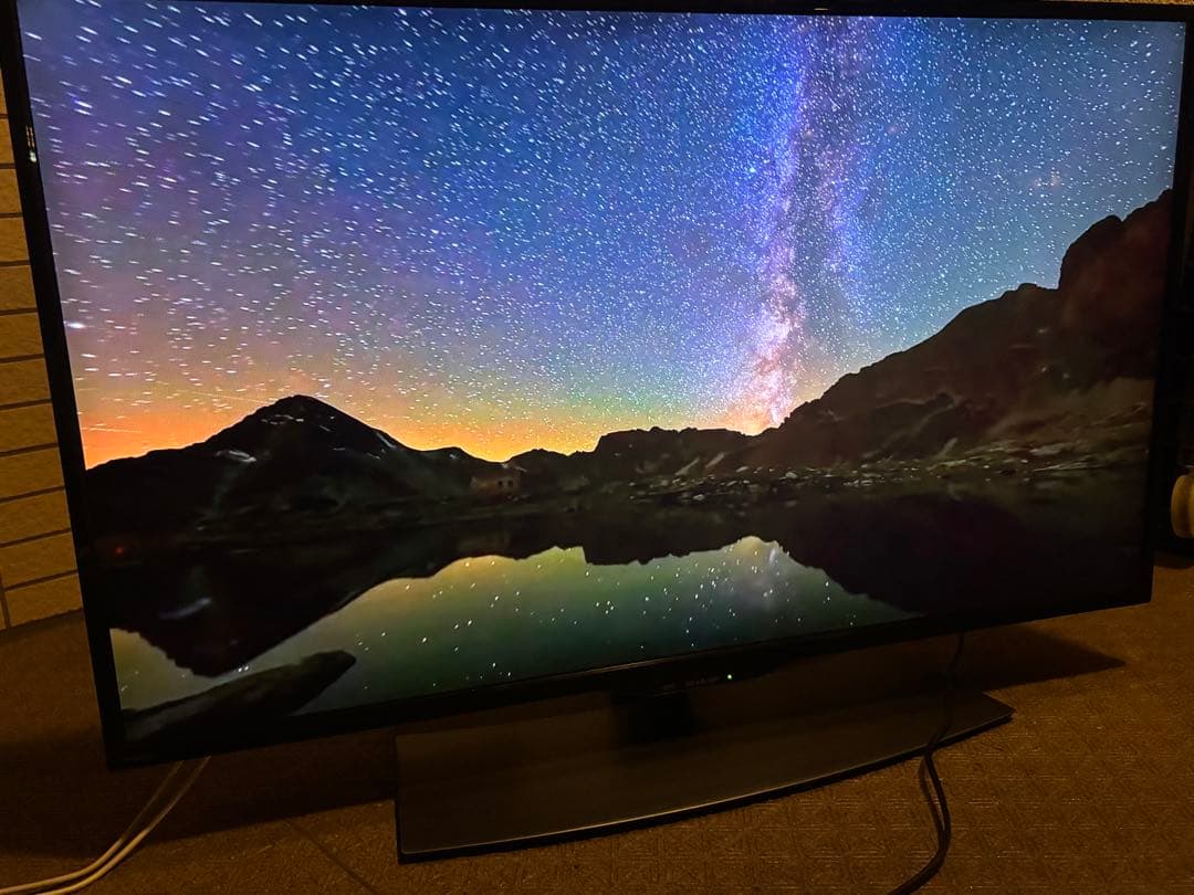 シャープ 40V型 4K液晶テレビ AQUOS 4T-C40BJ1 動画アプリ○