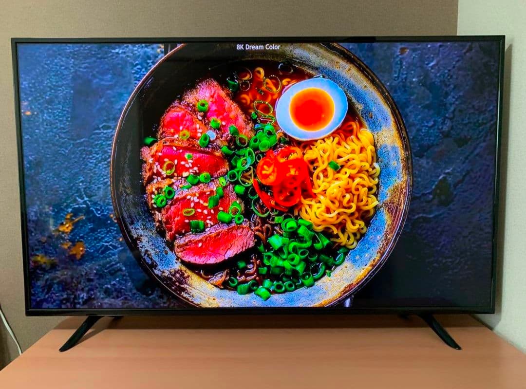 高年式43型HDR10搭載4Kチューナー内蔵液晶テレビ✨新品並 2020年製