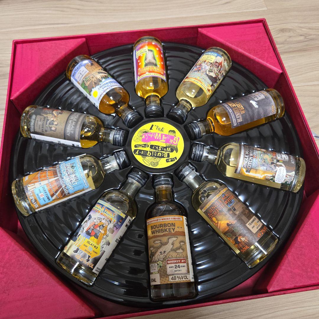 ブティックウイスキー　ミニボトル　10本　セット　バーボン