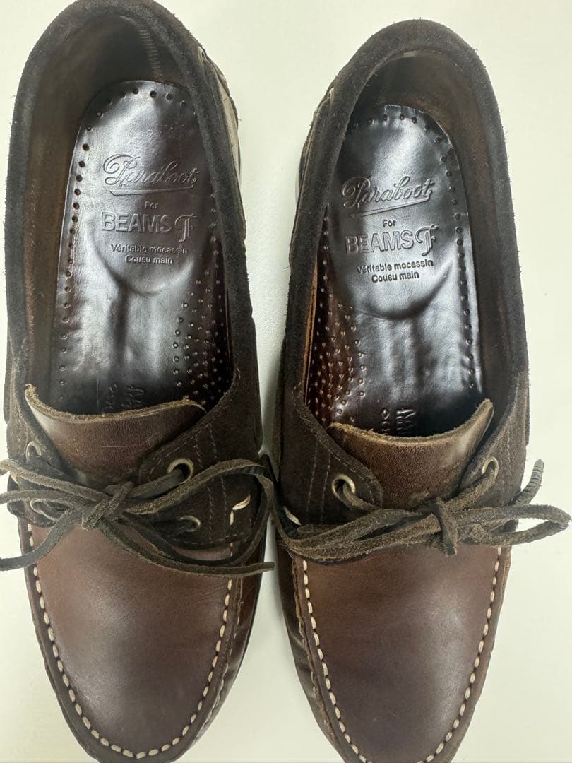 Paraboot BEAMS F別注 BARTH デッキシューズ26cm 美品