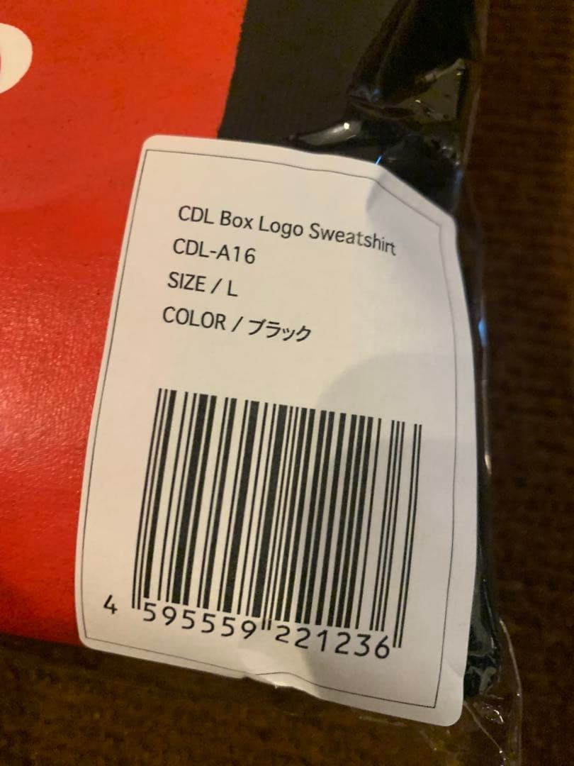 CDL TOKYO Box Logo Sweatshirt Lサイズ
