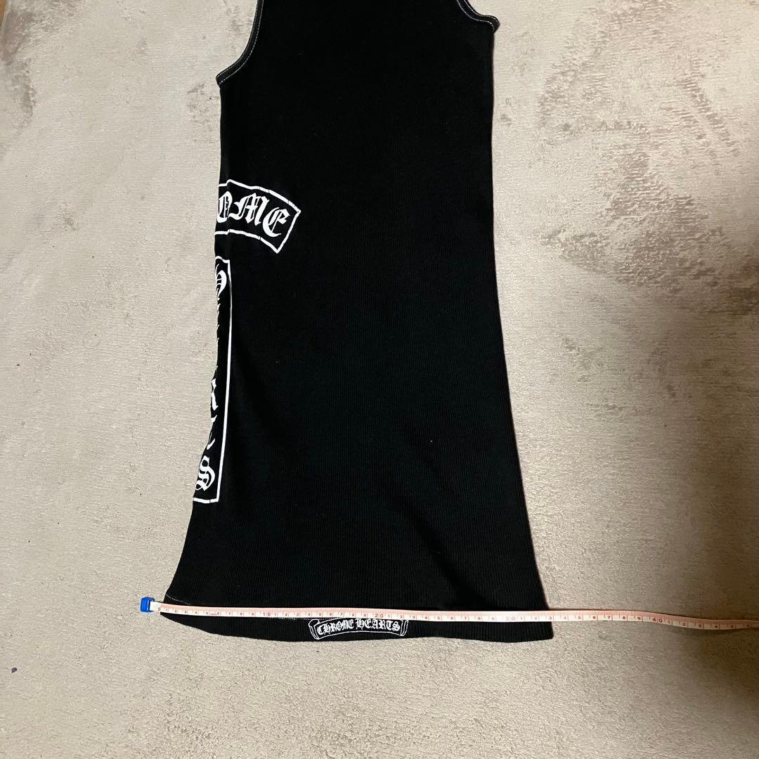 クロムハーツ タンクトップ メンズ サイドロゴ オールド ファックユー ブラック