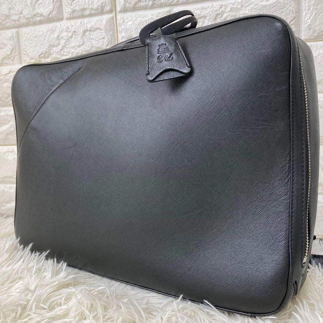 PID✨2way ブリーフケース　リュック　チャーム　ロゴプレート　A4 PC