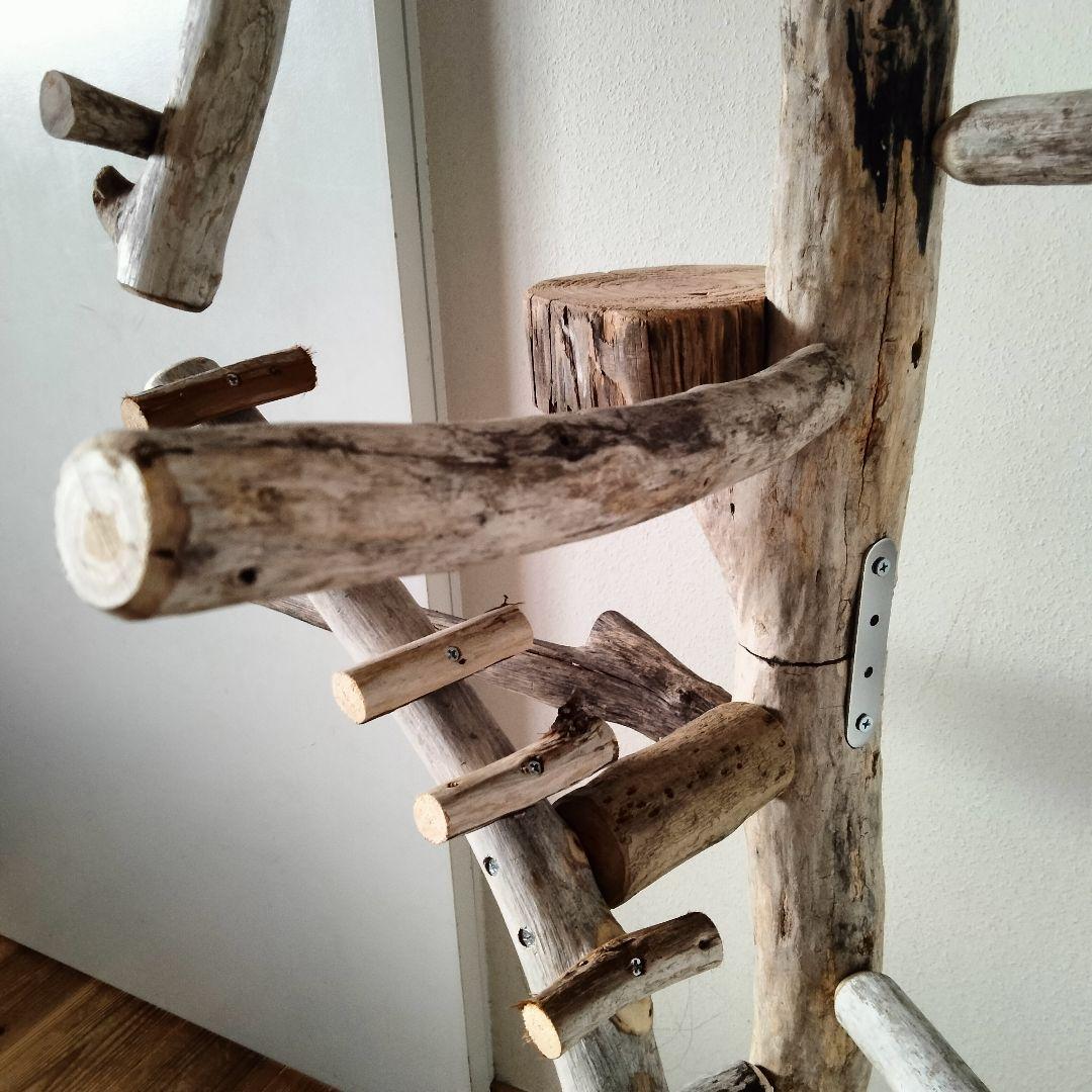 バードアスレチックジム大型 ㊹ 天然木 自然木 流木 止まり木 インコ オウム