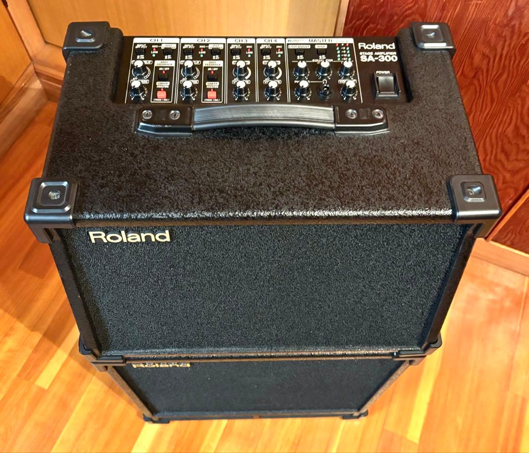 【動作確認済】Roland ステージアンプ SA-300/SA-300W セット