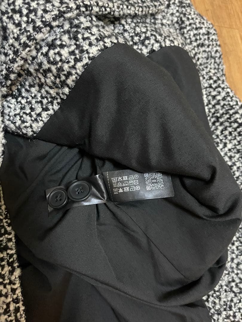 ZARA ザラ ポケット付きテクスチャードシャツジャケット 完売品　L