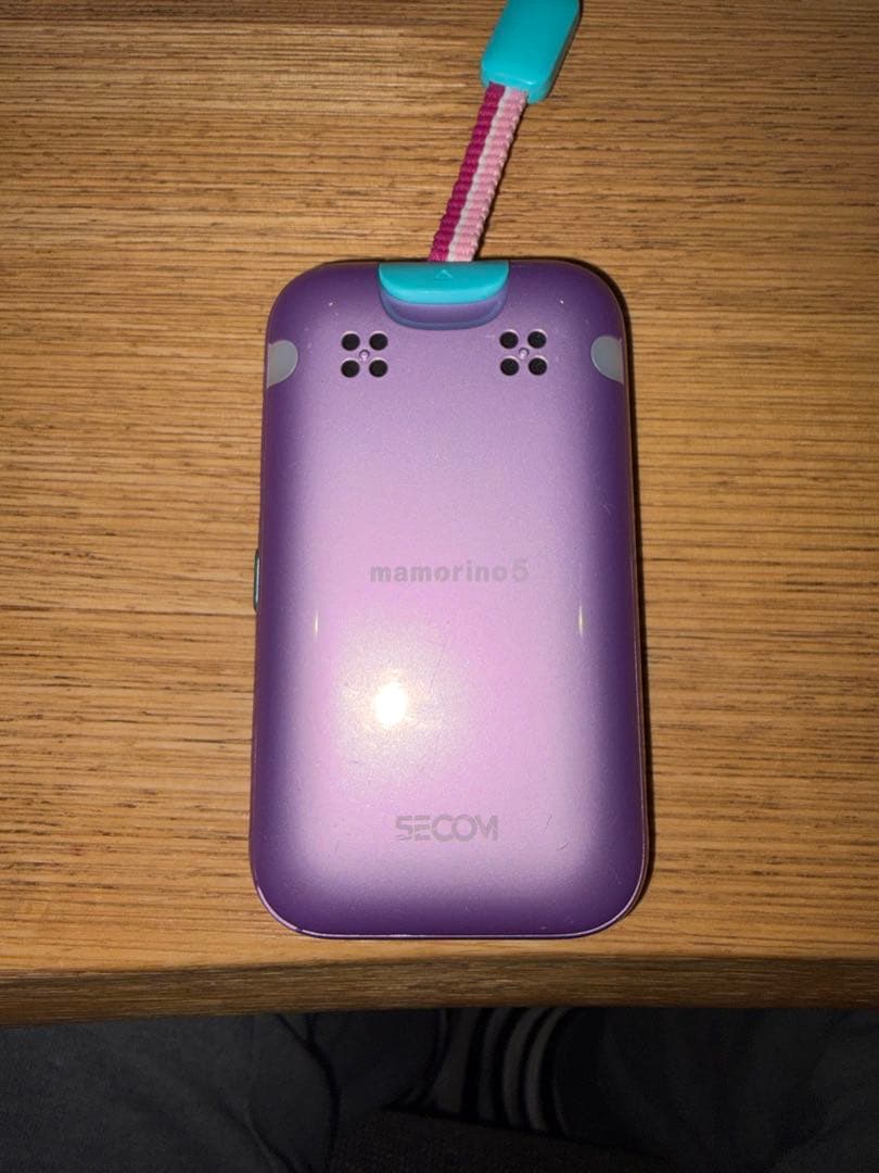 mamorino5 マモリーノ5 パープル ラベンダー　au 防犯ブザー付き