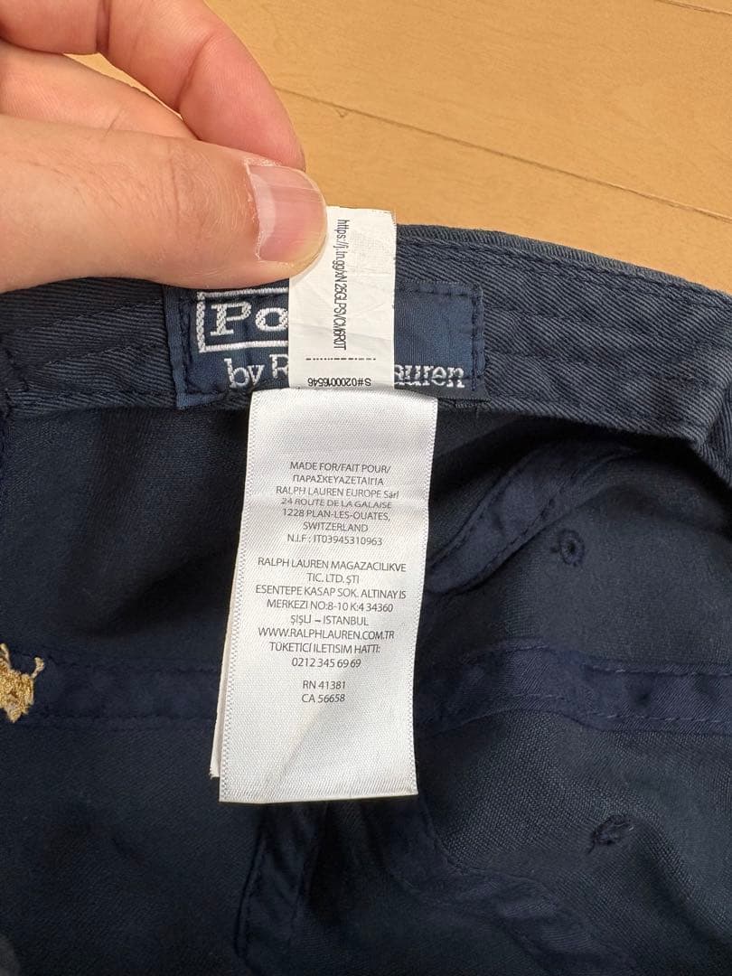 Polo Ralph Lauren ビームス別注　ネイビー ベースボールキャップ