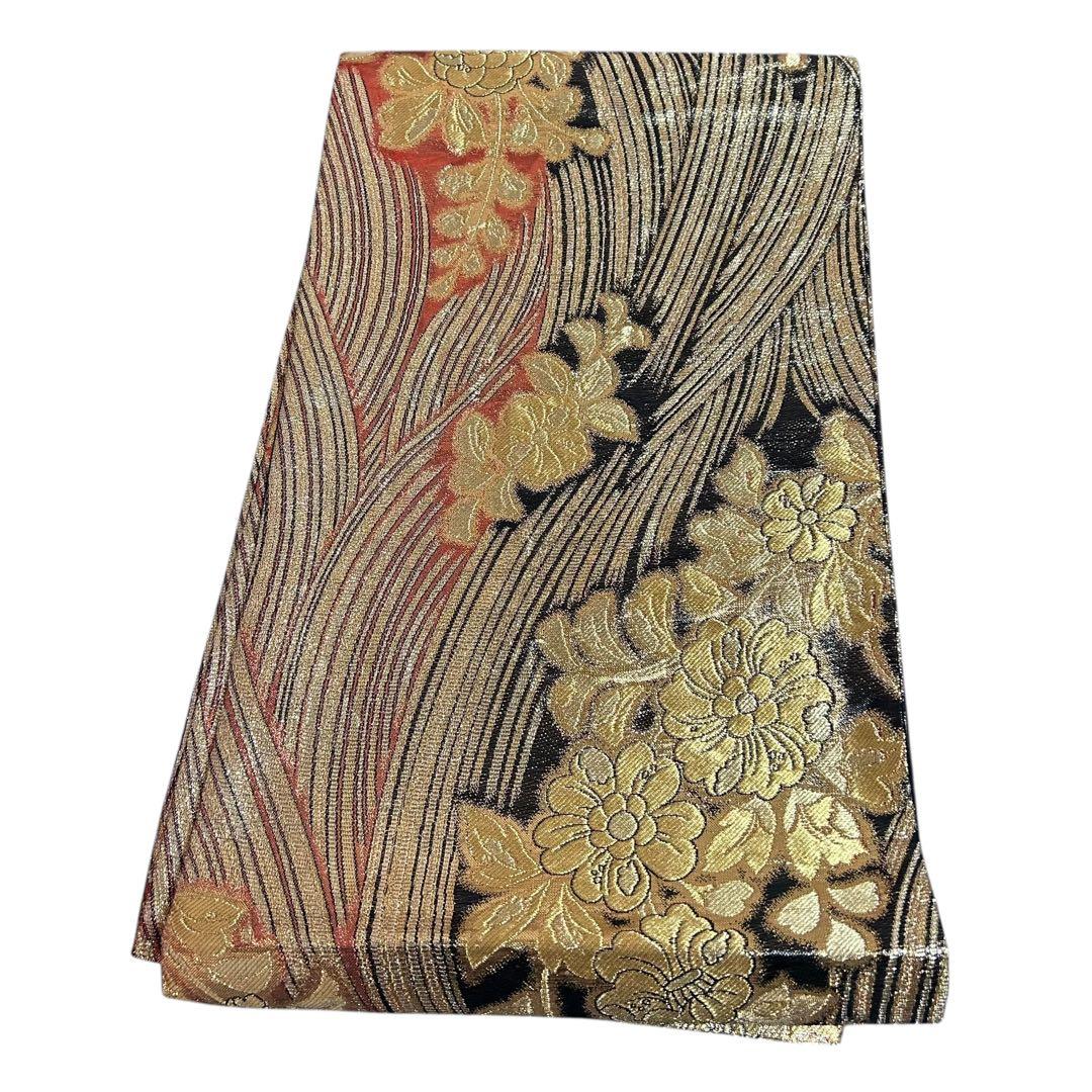 未使用近い　美品　袷　正絹　振袖　７点　フルセット