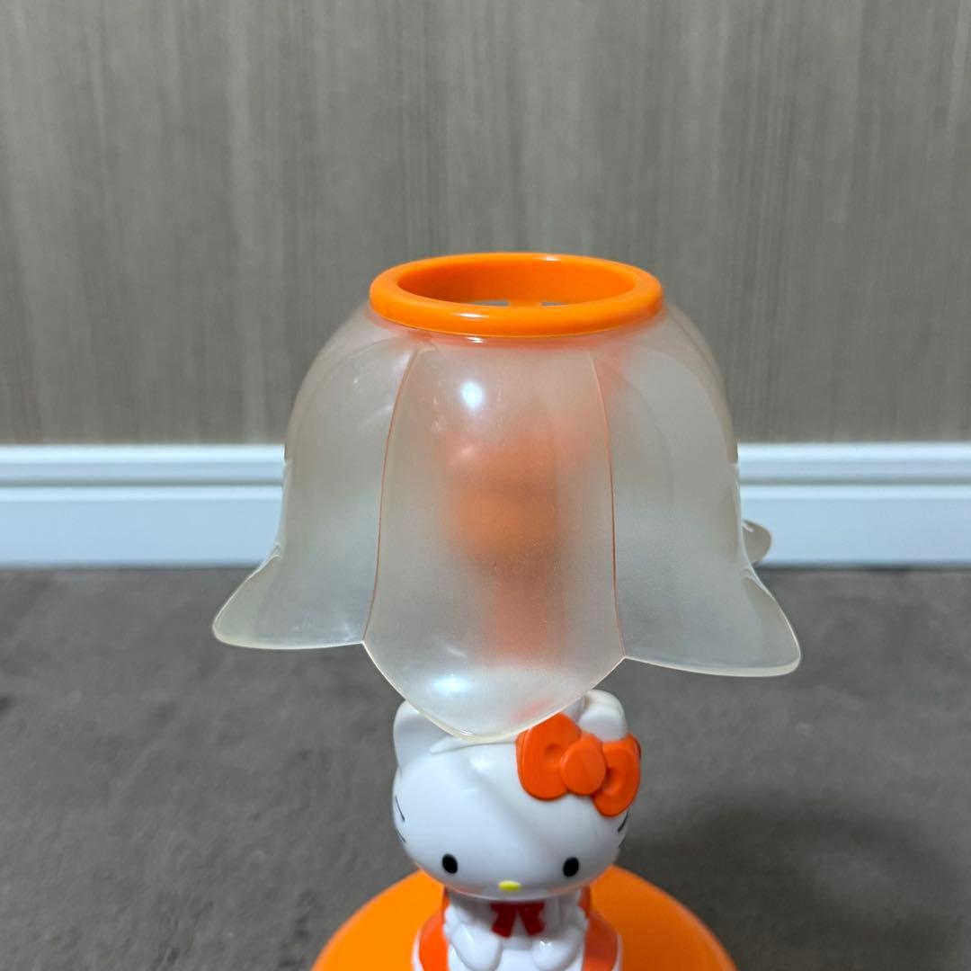 【希少】サンリオ レトロ キティ メイド おじぎアクションライト オレンジ