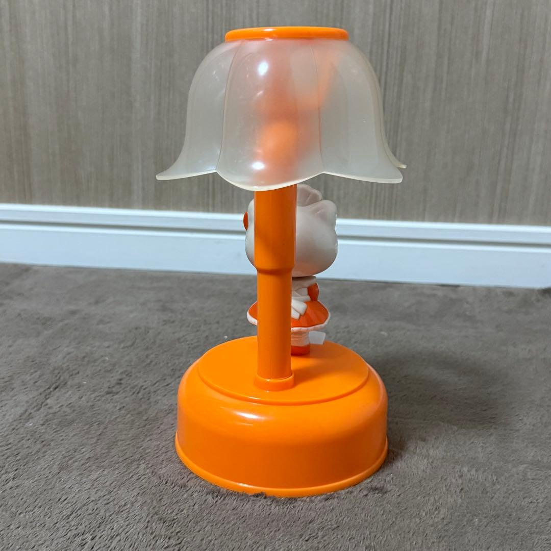 【希少】サンリオ レトロ キティ メイド おじぎアクションライト オレンジ