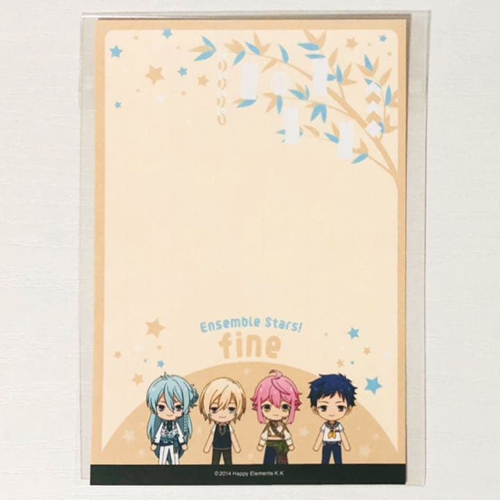 新品★あんスタ【fine】七夕メッセージカード★特典★ポストカード★2点セット