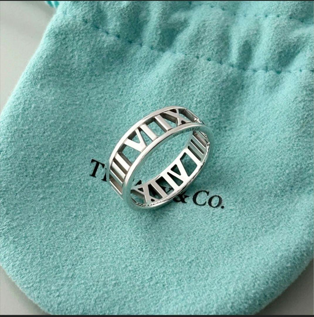 ティファニー リング 指輪 オープン アトラス AG925 約18～18.5号