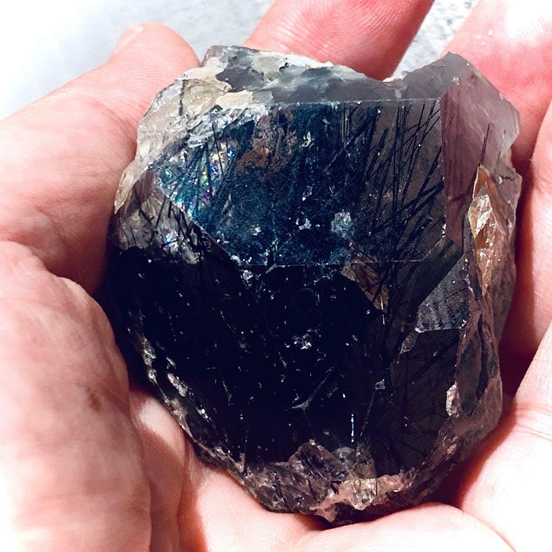 めちゃ審美的なザギマウンテンクォーツD/リーベカイトインクォーツ/虹入り