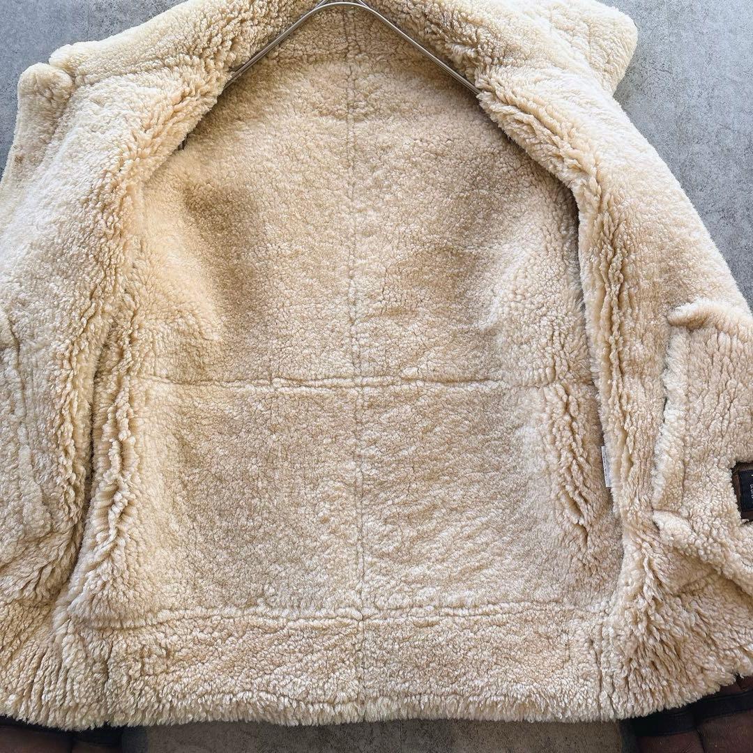 【美品】TYPE B-3 ムートン フライトジャケット 羊革 ボア