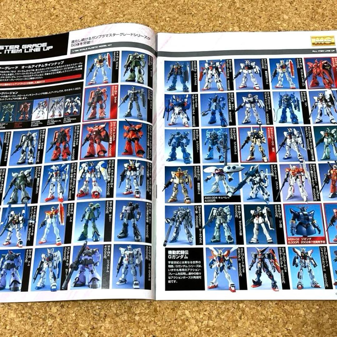 【超レア・非売品・限定シール付】バンダイ プラスチックモデルカタログ2002年夏