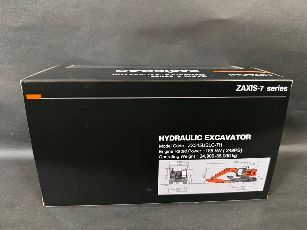 入手困難　日立建機ZAXIS ZX135 225 345 油圧ショベル1/50