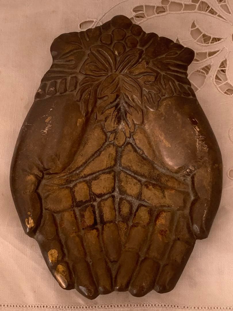 フランスアンティーク　ハンドトレイ　ブロカント