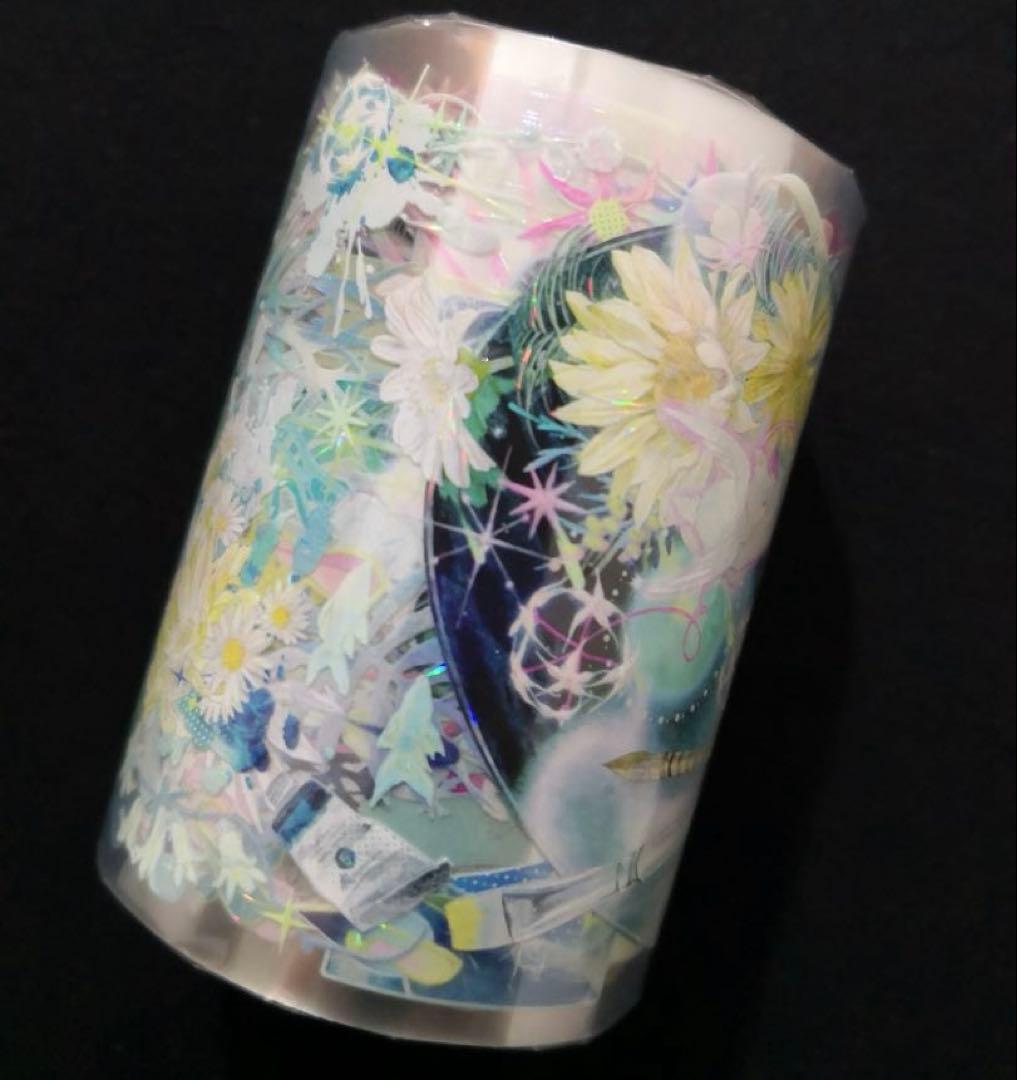 【8542】海外　マステ　3/5/巻売り　貝殻光マスキングテープ