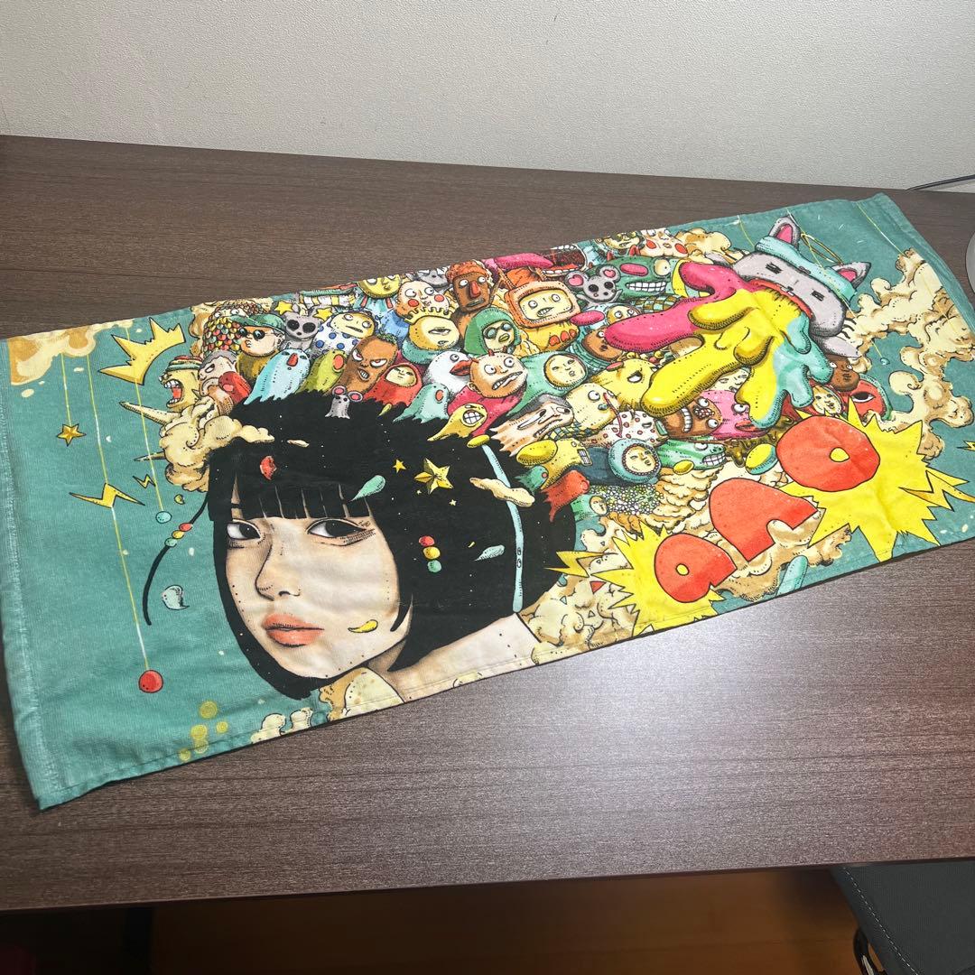 ano イラストタオル あのちゃん