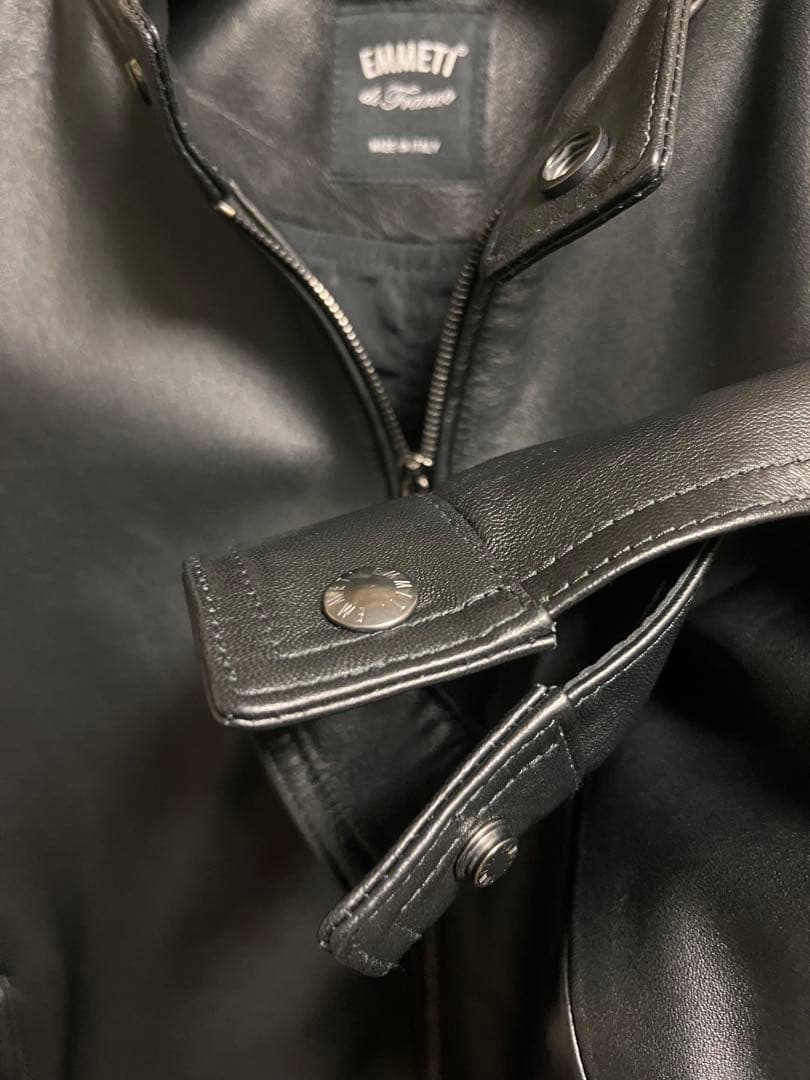 【BEAMS別注】EMMETI JURI シングルライダースジャケット