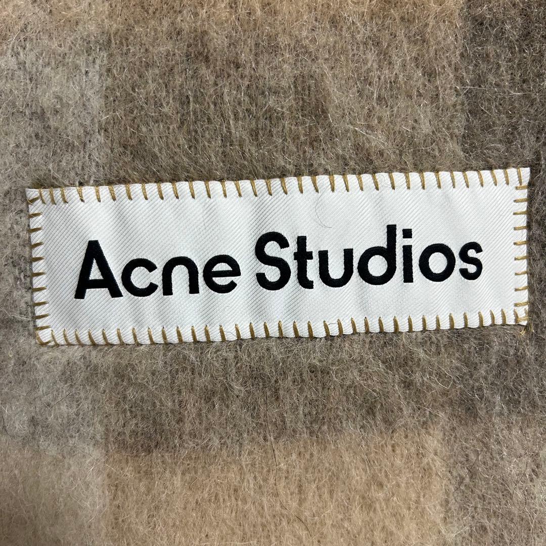 【正規品】Acne Studios チェック　マフラー　ウール