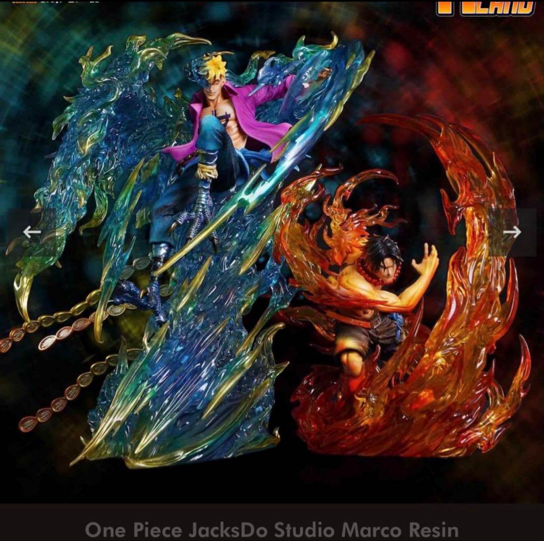 ワンピースフィギュア炎拳のエース　ガレージキット　jacksdo スタジオ正規品