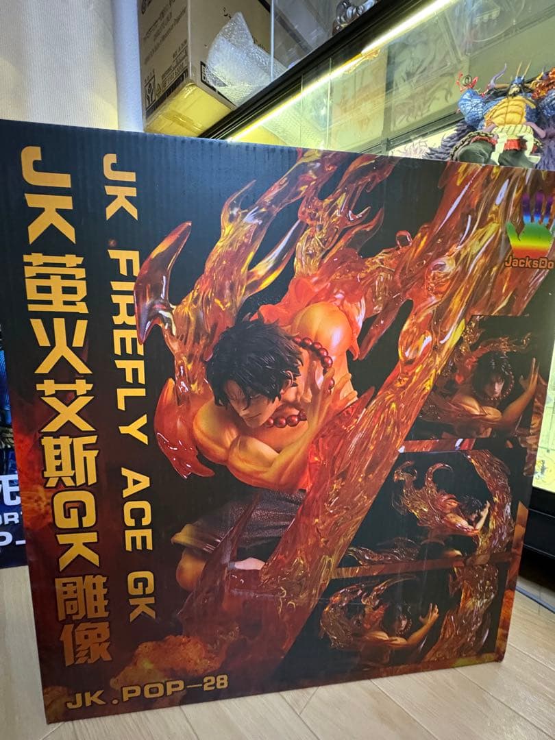 ワンピースフィギュア炎拳のエース　ガレージキット　jacksdo スタジオ正規品