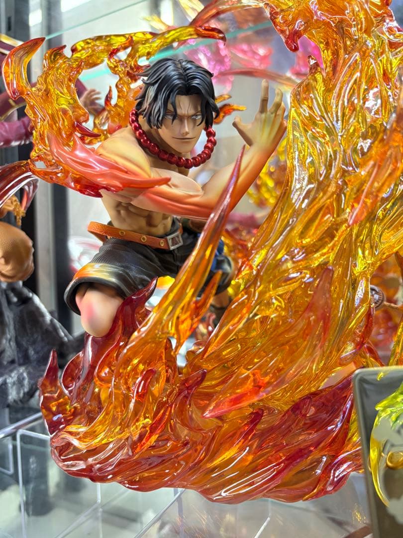 ワンピースフィギュア炎拳のエース　ガレージキット　jacksdo スタジオ正規品