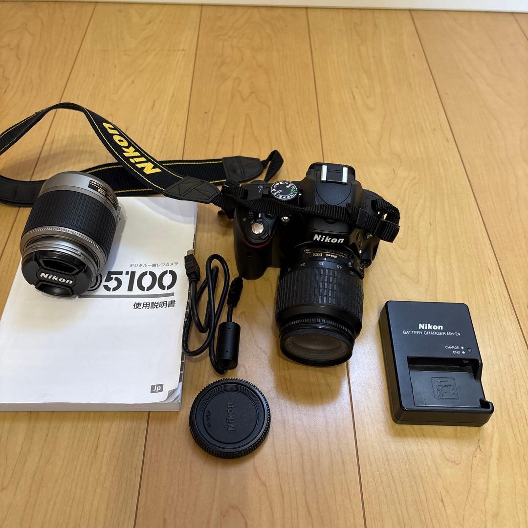 Nikon D5100 デジタル一眼レフ 2本レンズセット