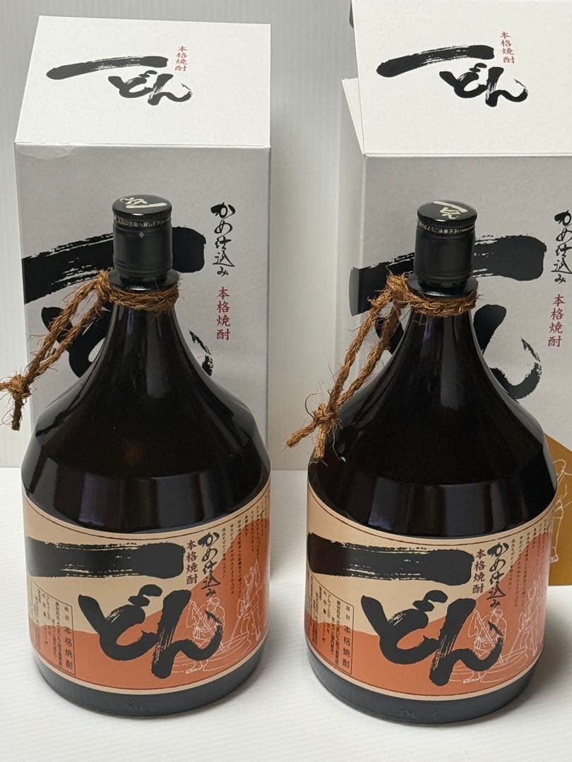 一どん 焼酎 1.8L 2本セット(専用箱入り)