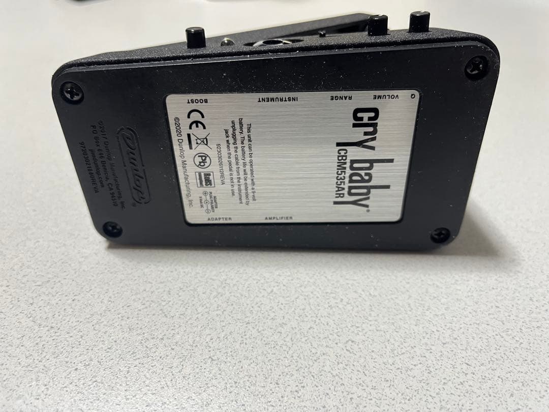 中古美品 Jim Dunlop Cry Baby CBM535AR ワウペダル