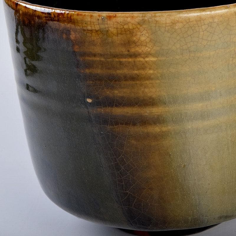 茶道具　高取焼　筒茶碗　時代箱　Z　8436