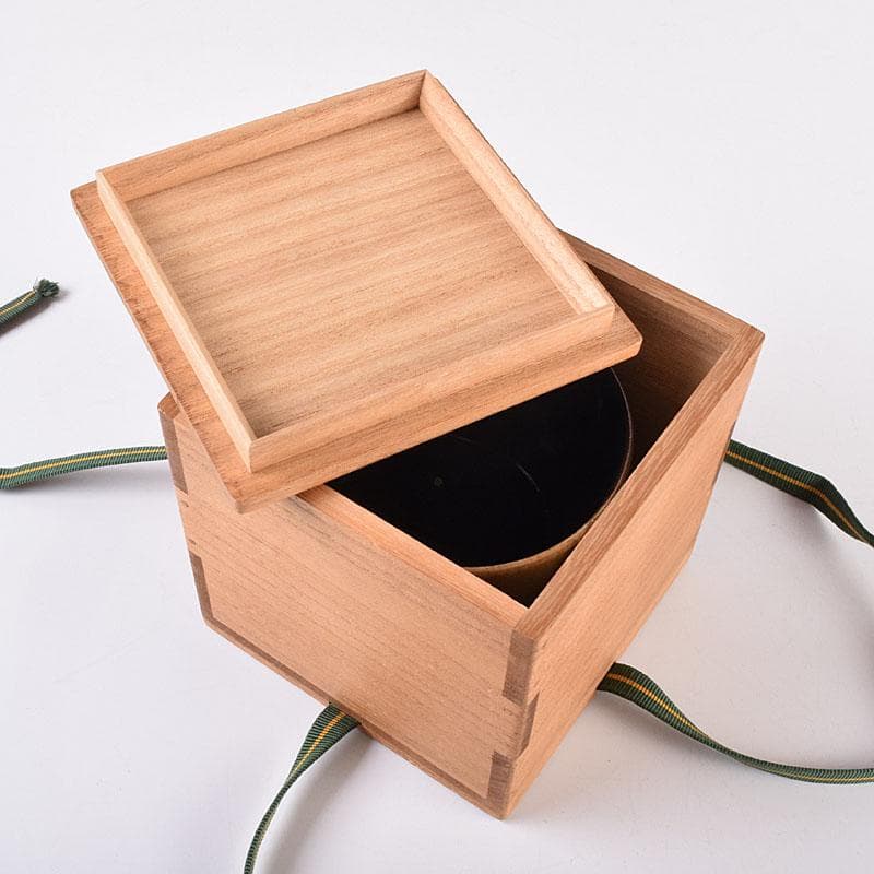 茶道具　高取焼　筒茶碗　時代箱　Z　8436