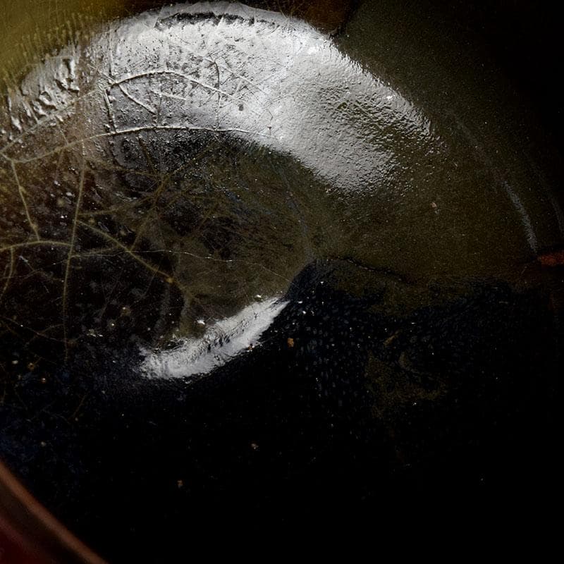 茶道具　高取焼　筒茶碗　時代箱　Z　8436