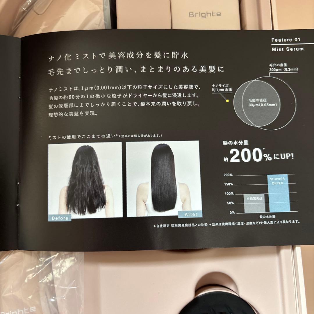 大晦日、元旦特別価格‼️Brighte SHOWER DRYER スタンド付き