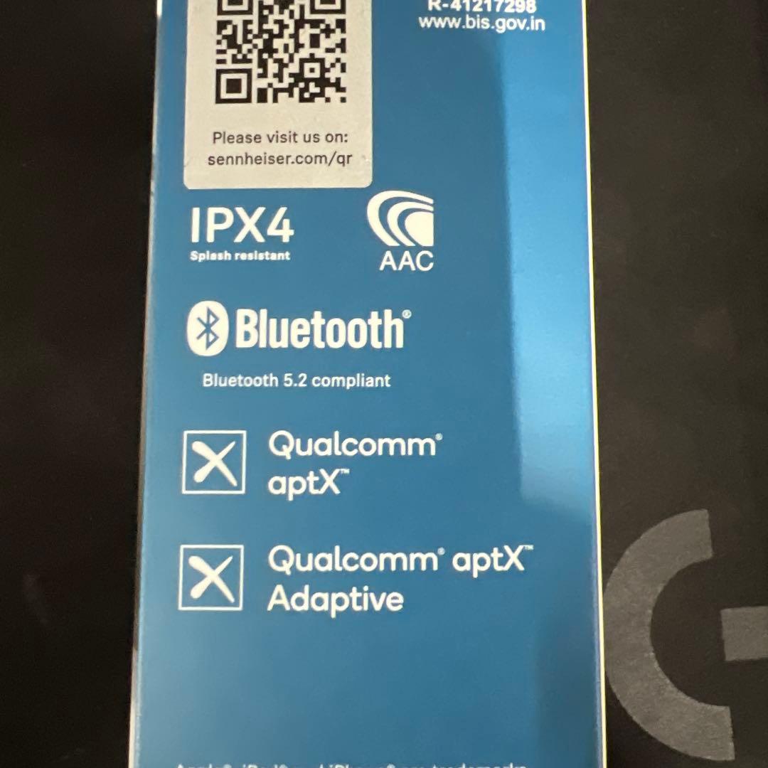 ゼンハイザー ワイヤレスイヤホン CX True Wireless ブラック