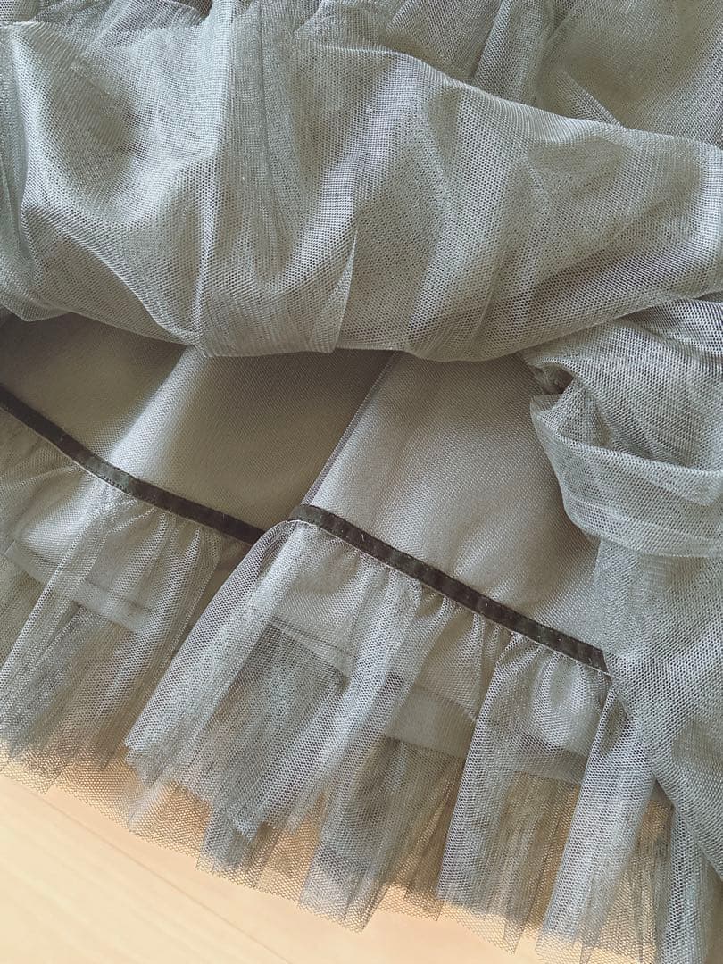 極美品！FOXEY ロングチュールスカート 40 Rene foxey