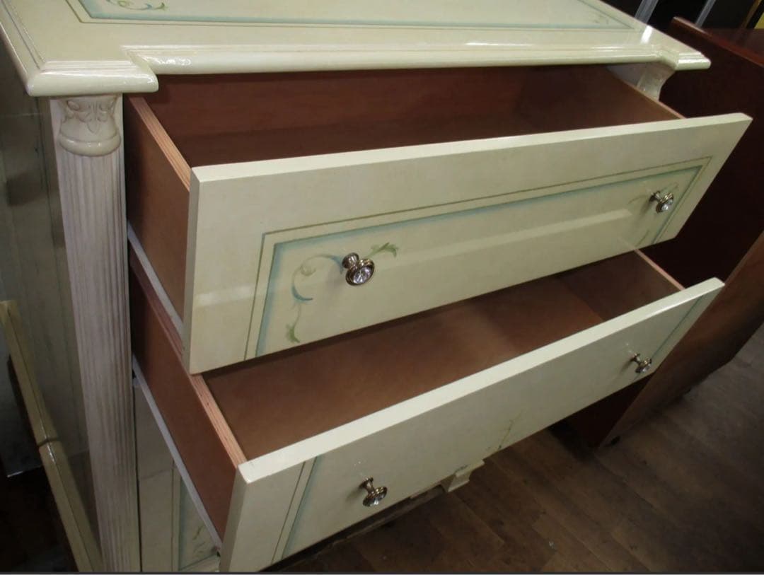 かっちゃん ⭐R055 ロココ調おしゃれ5段チェスト