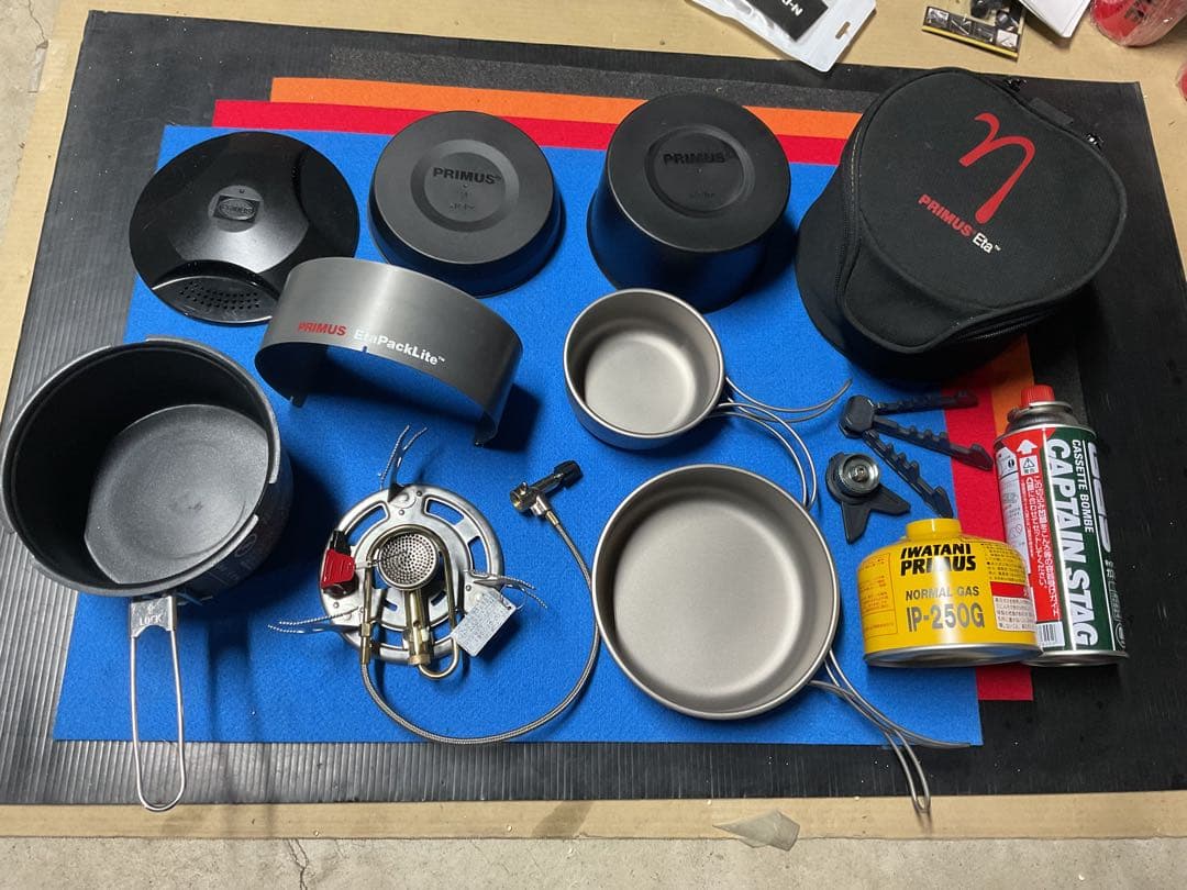 PRIMUS Eta pack light 動作良好美品&新品チタンクッカー２点