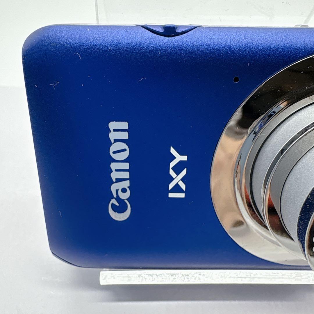 Canon IXY 210F デジタルカメラ ブルー バッテリーチャージャー付き