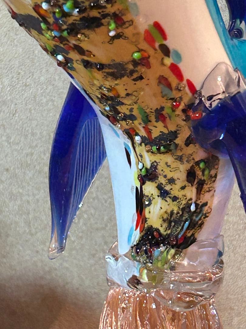 Murano Glass 鳥のオブジェ ヴェネチアンガラス ムラーノガラス 鶏