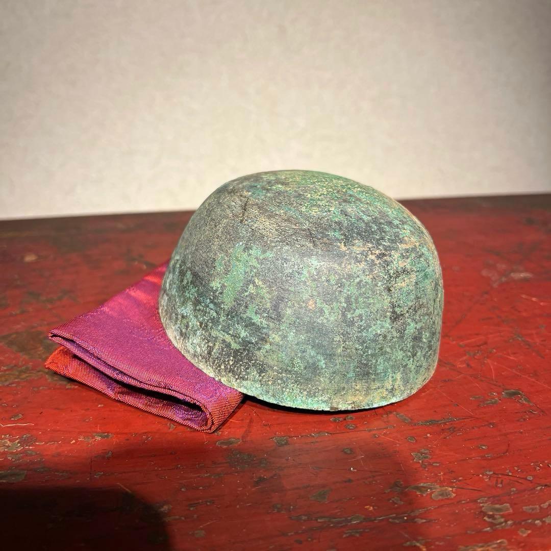 南蛮砂張鉢　13〜15世紀　青銅600年以上前　アンコール王朝　スコータイ朝