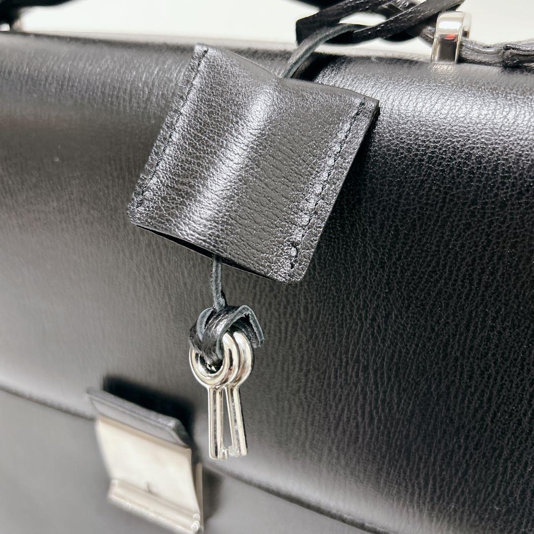 【美品】Ermenegildo Zegna レザー　ブリーフケース　ダレスバッグ